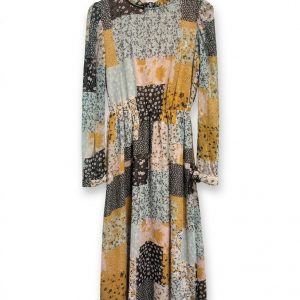 Inicio 5 Vestido Midi C&A Estilo Patchwork Floral – Talla 34 (XS)