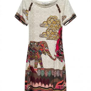 Vestido "Elephant Art" – Chema Blanco (Talla 42)