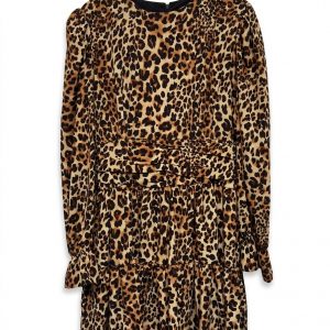 Vestido Mini con Estampado Animal – Match Point (Talla S/M)